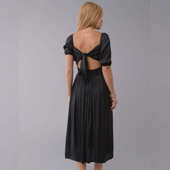 alemais isabella v midi dress KATERINA V NECK MIDI DRESS